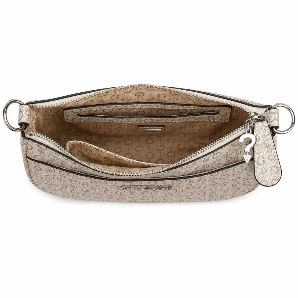 Guess Cartera Handbag Monogram Beige - Image 3