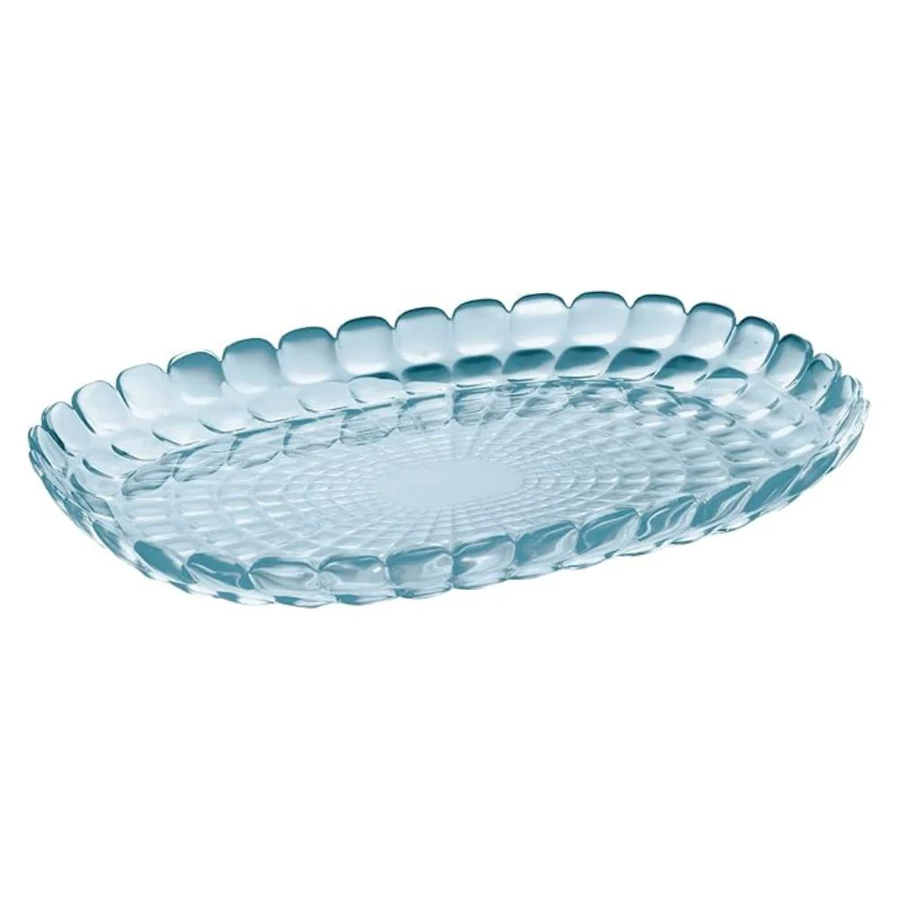 Guzzini Bandeja De Plástico Tiffany Tamaño L Color Coral Sea Blue