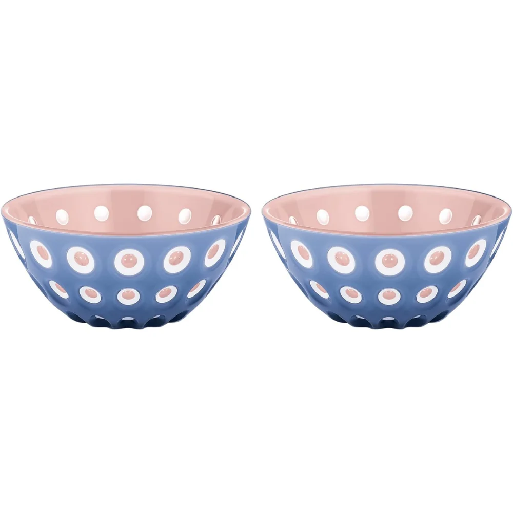 Guzzini Le Murrine Set De 2 Bowls Rosa/Blanco/Azul Mediterráneo