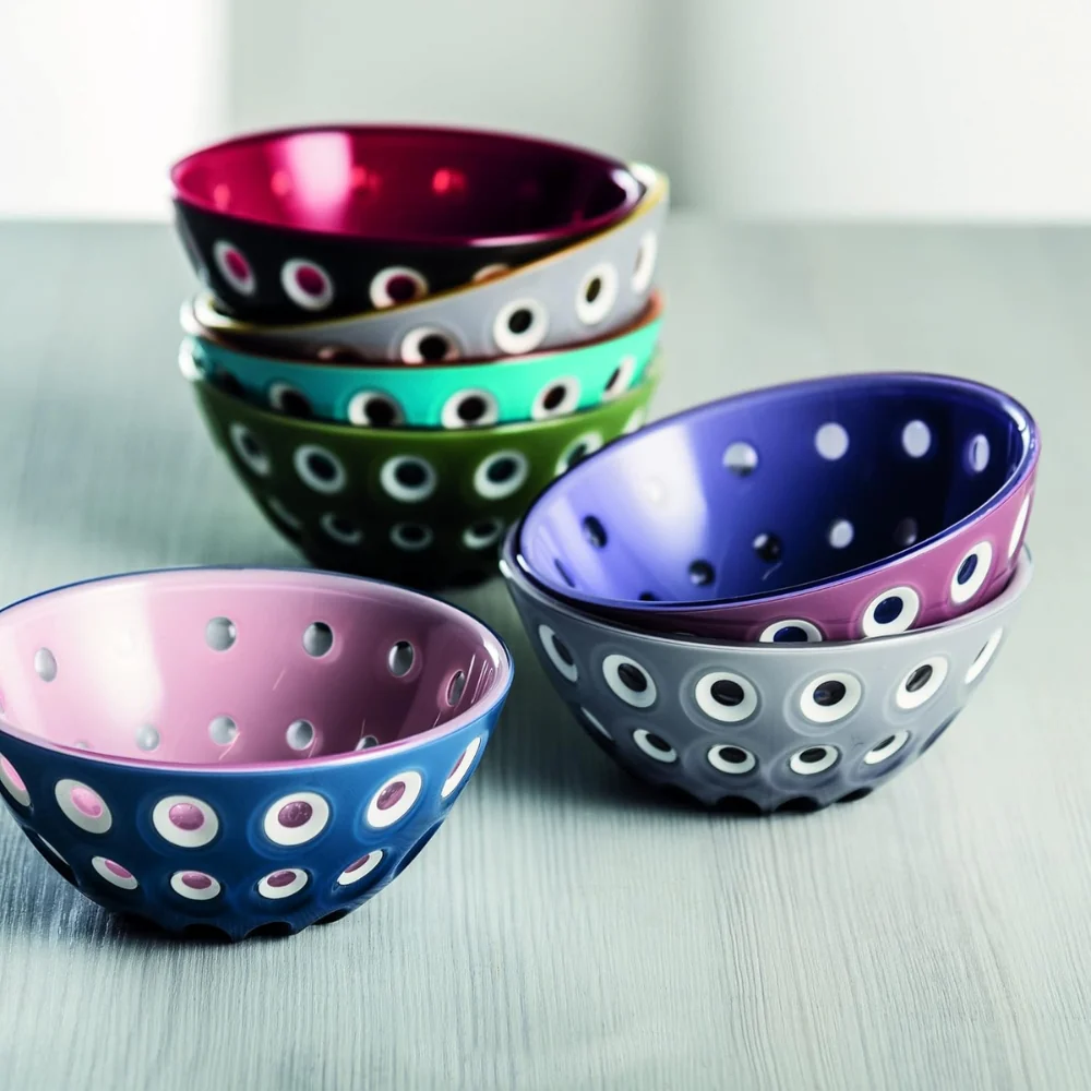 Guzzini Le Murrine Set De 2 Bowls Rosa/Blanco/Azul Mediterráneo - Image 2