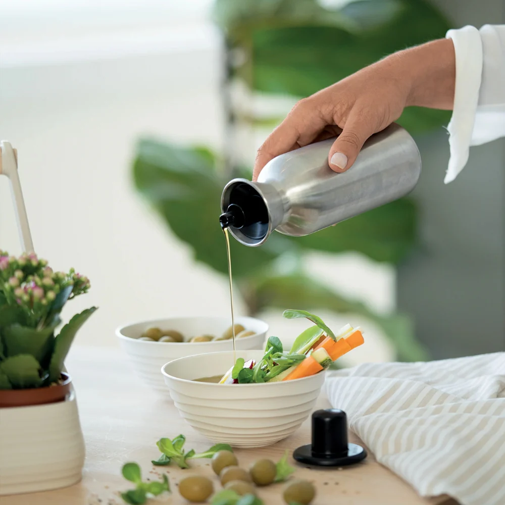 Guzzini Perfect Dressing Steel Edition Botella Dispensador Aceite/Vinagre 330ml - Image 3