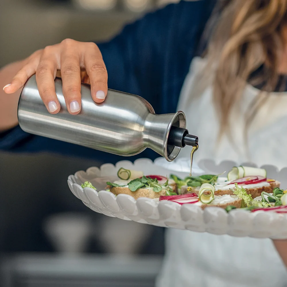 Guzzini Perfect Dressing Steel Edition Botella Dispensador Aceite/Vinagre 500ml - Image 2