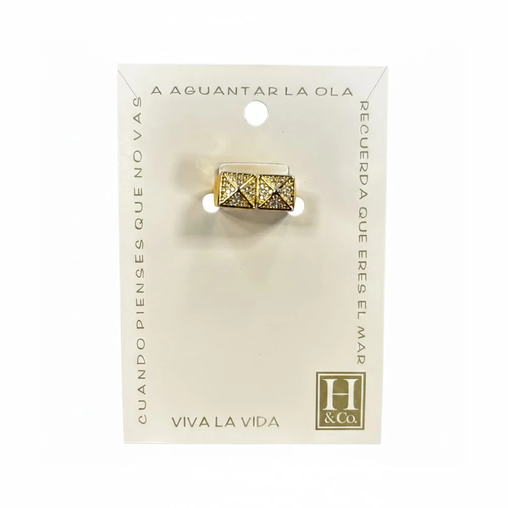 H&Co Anillo Ajustable Para Damas Fortaleza - Image 3