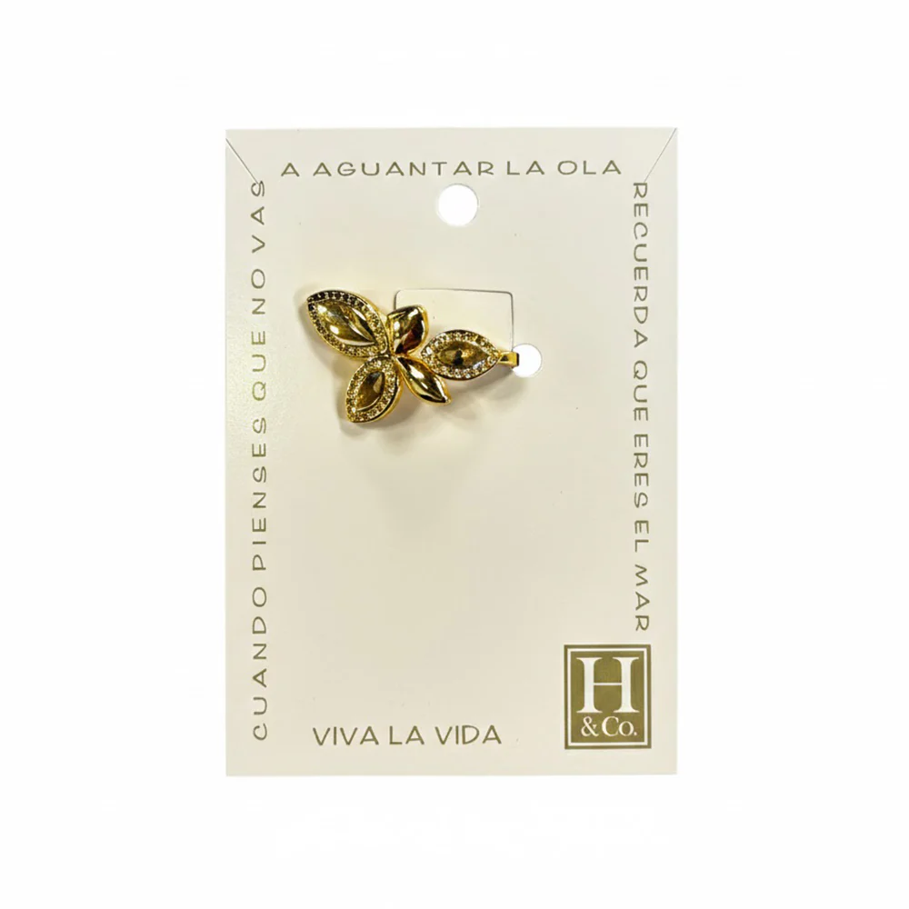 H&Co Anillo Ajustable Para Damas Mariposa De Sol - Image 3