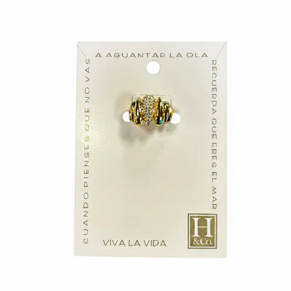 H&Co Anillo Ajustable Para Damas Ritmo Vital - Image 3