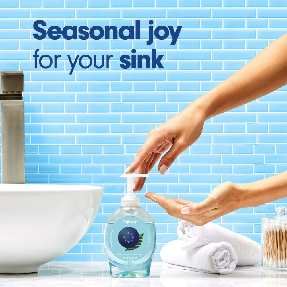 Jabon Liquido Softsoap Blueberry Scent 184ml - Image 3