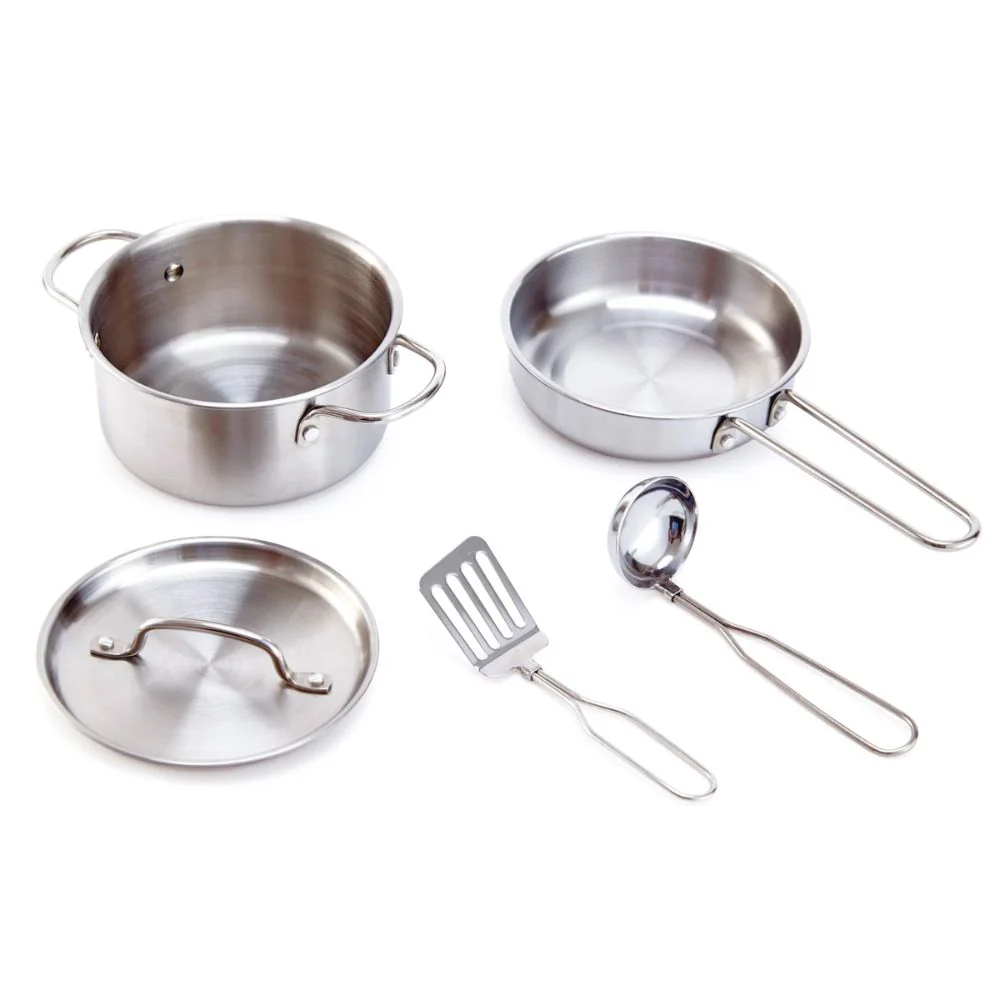 Hape 2-in-1 Kitchen & Grill Set 6 piezas 3+ - Image 3