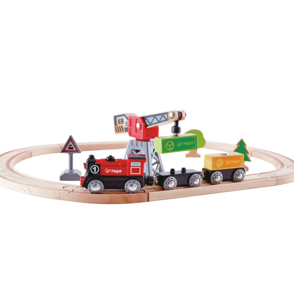 Hape Cargo Delivery Loop Train 3+ - Image 3