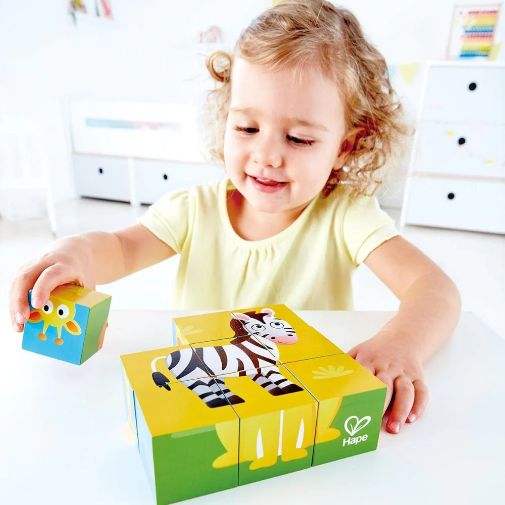 Hape Jungle Animal Block Puzzle 9 piezas 2-4 años - Image 5