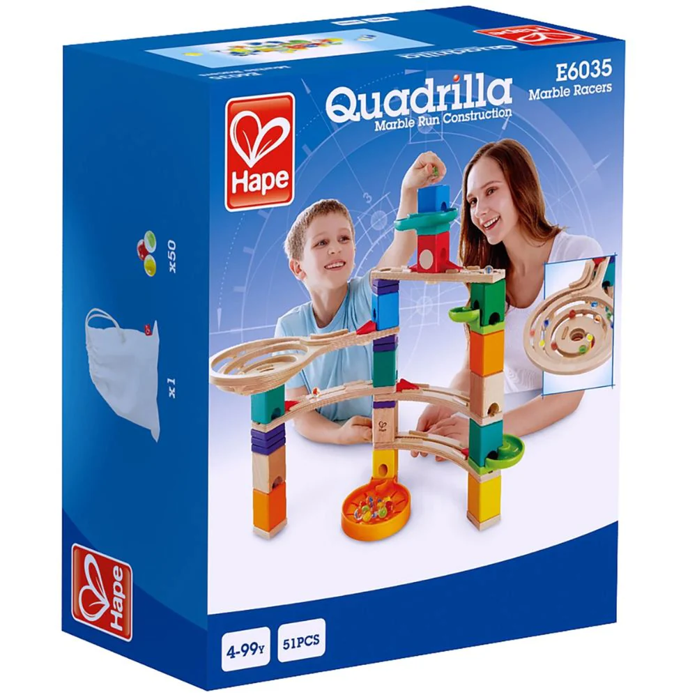 Hape Quadrilla Marble Run Construction 51 piezas 4+ - Image 3