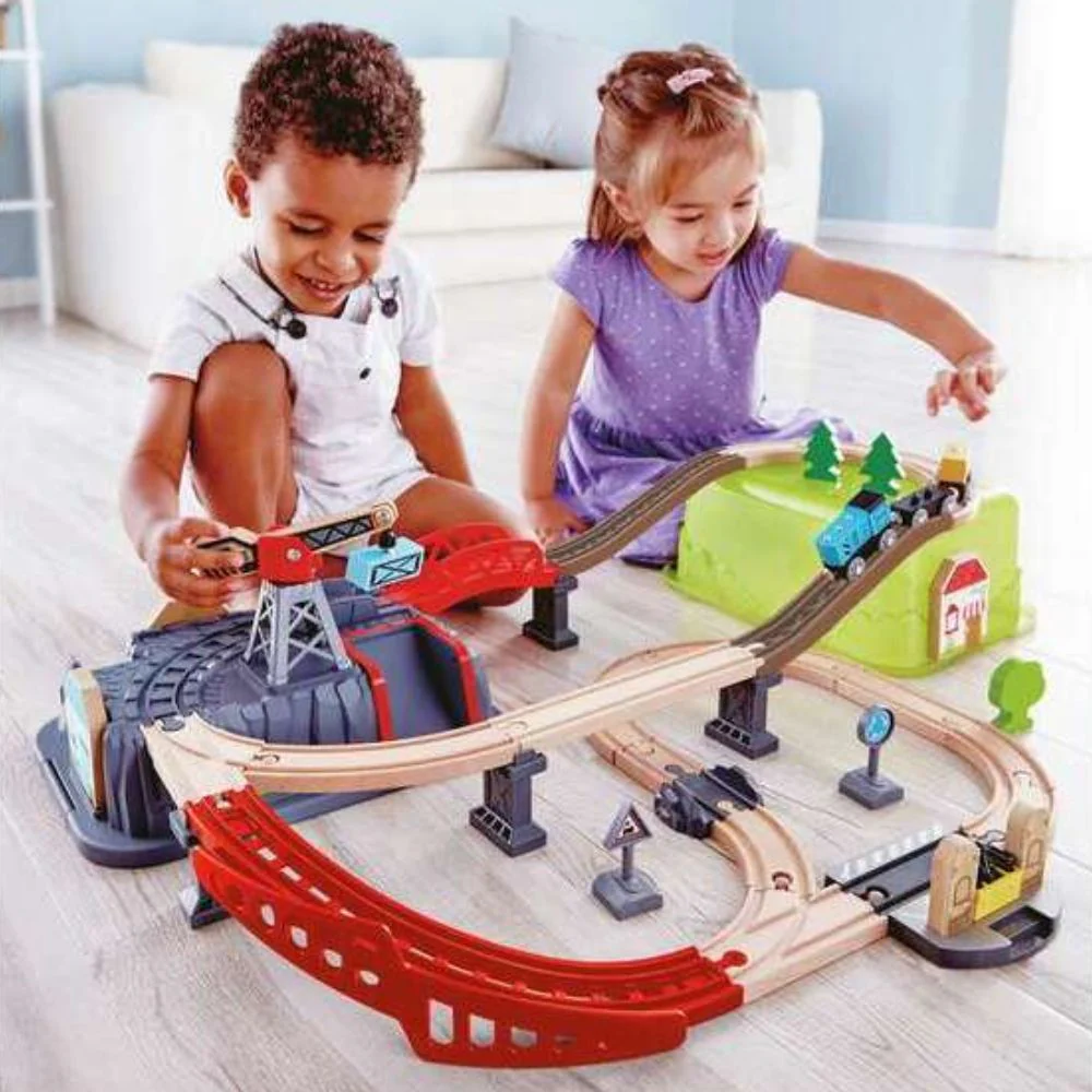 Hape Railway Bucket Builder Set 50 piezas 3+ - Image 3