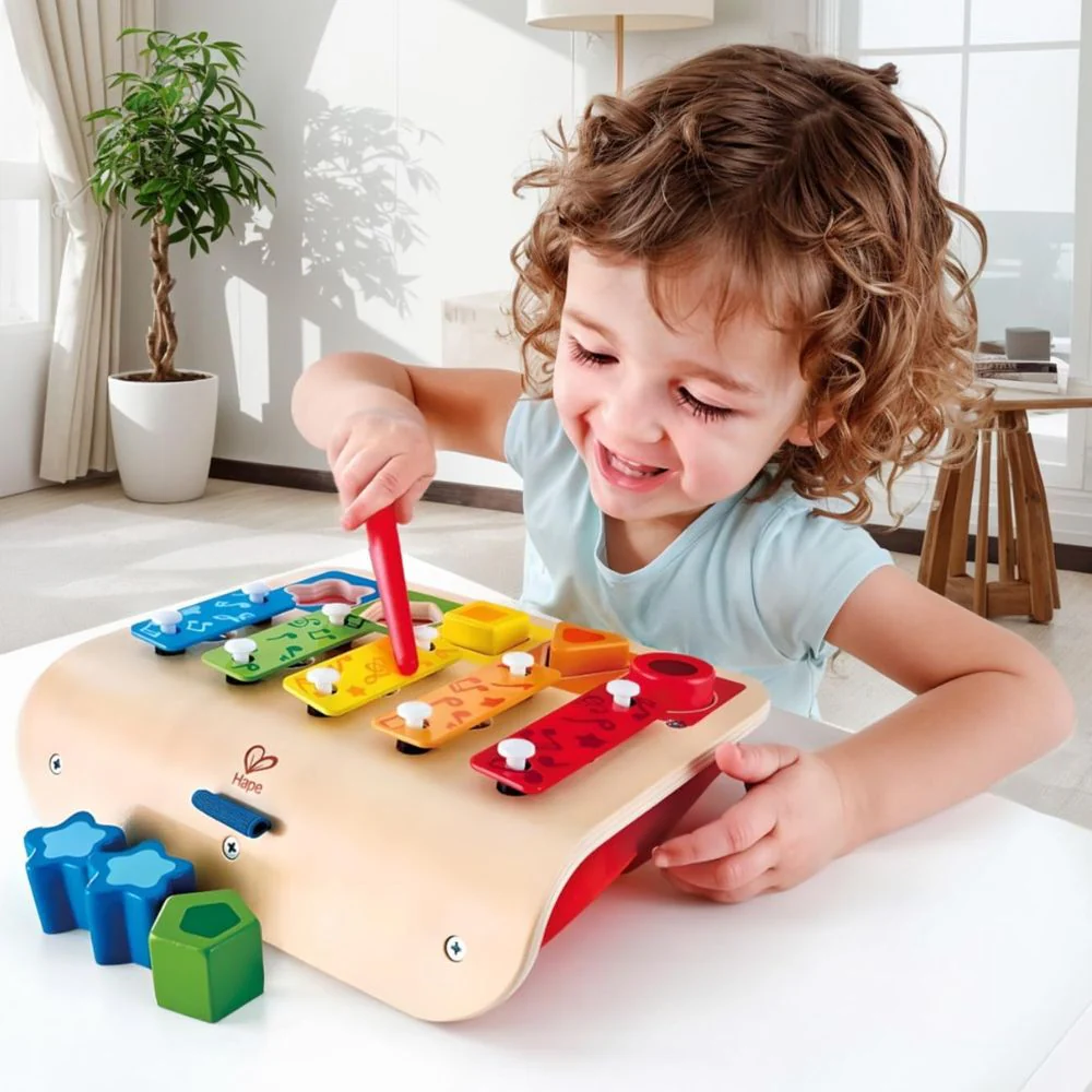 Hape Shape Sorter Xylophone 10-36m - Image 2