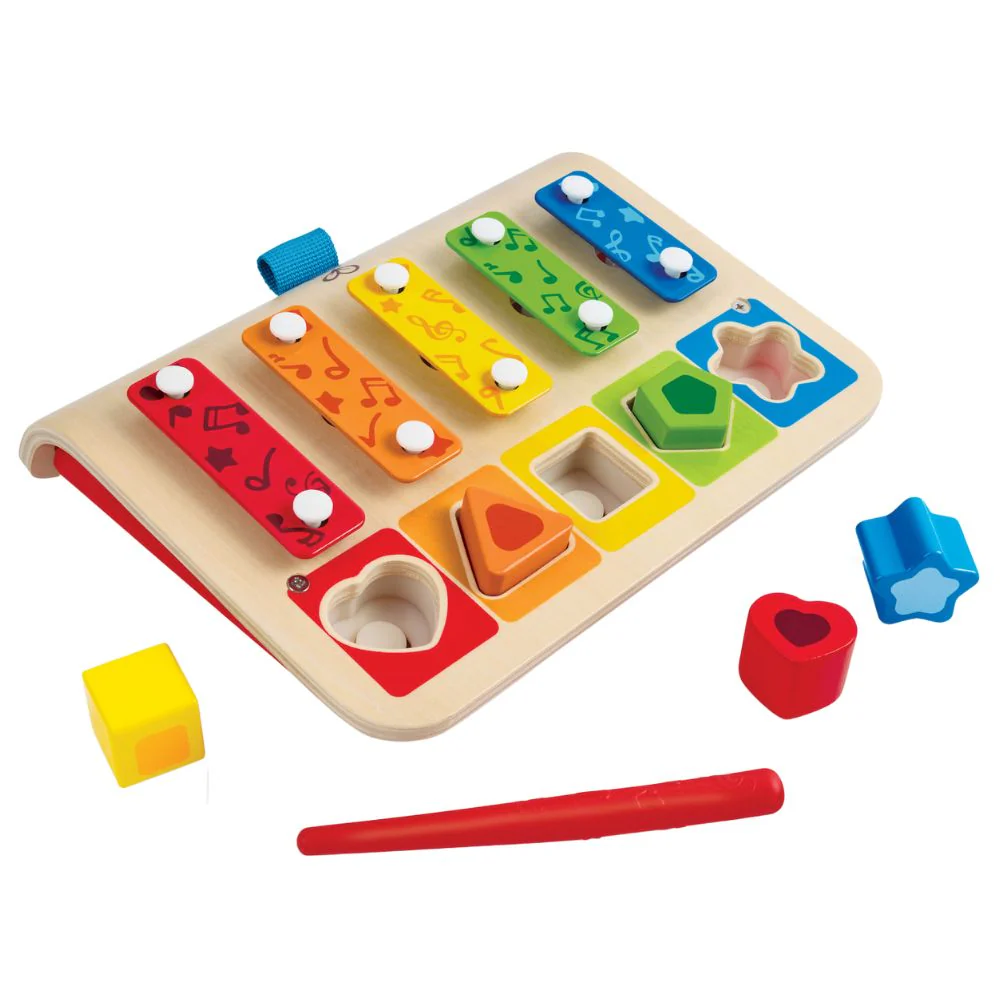 Hape Shape Sorter Xylophone 10-36m - Image 3
