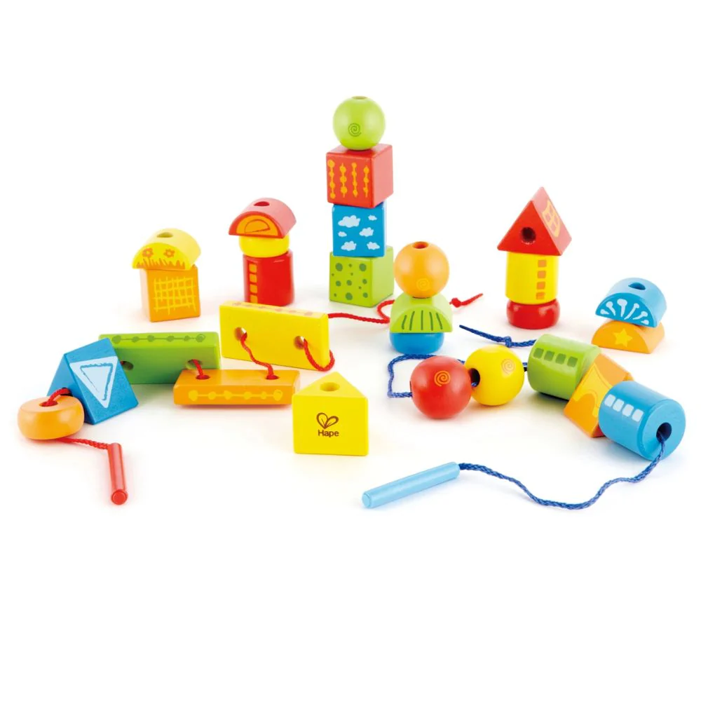 Hape String-Along Shapes 32 piezas 3+ - Image 2
