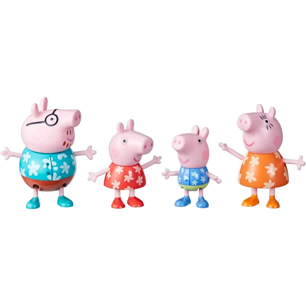 Hasbro Peppa's Family Peppa Y Su Familia Havaianas 4Pzs 3+ - Image 3