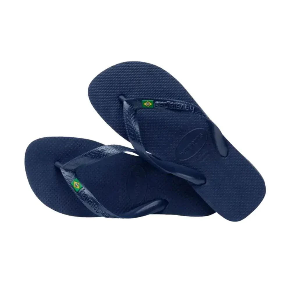 Havaianas Sandalias Para Caballeros Brasil Navy Blue - Image 3