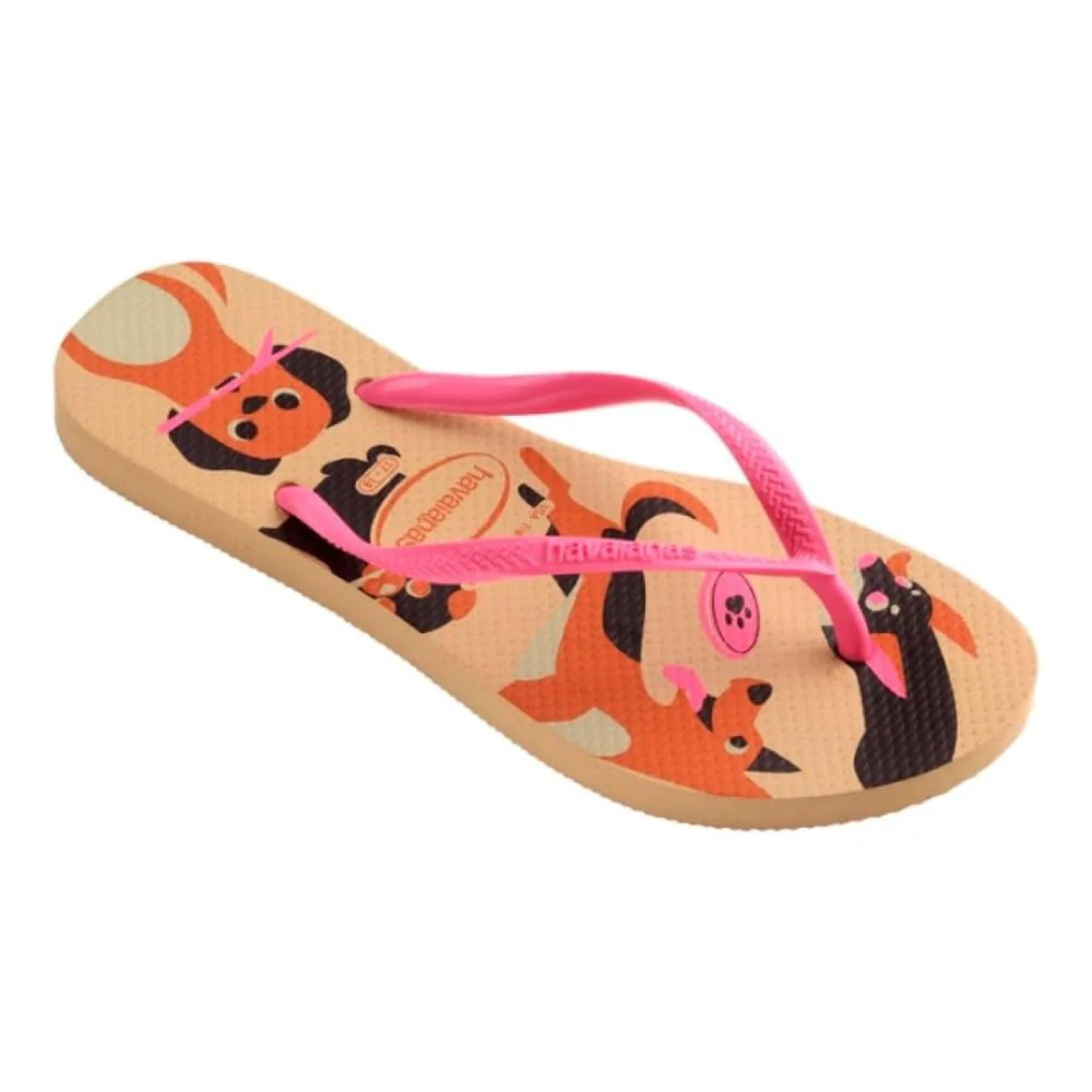Havaianas Sandalias Para Niñas Slim Pets Golden - Image 5
