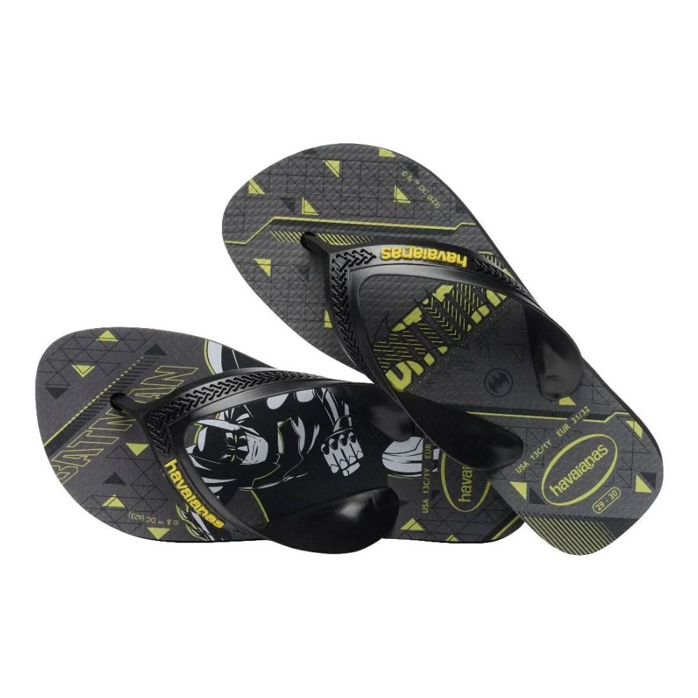 Havaianas Sandalias Para Niños Kids Max Herois Batman - Image 3