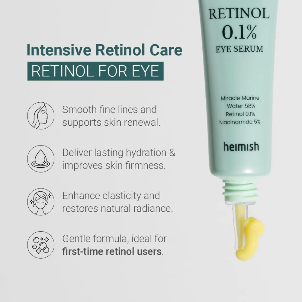 Heimish Marine Care Retinol 0.1% Eye Serum 30ml - Image 2