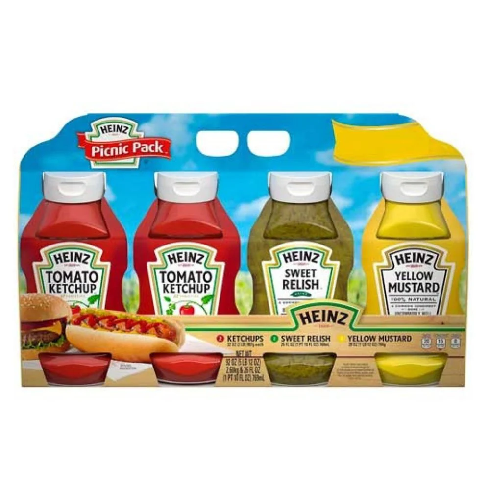 Heinz Picnic Pack De Salsas 4Und