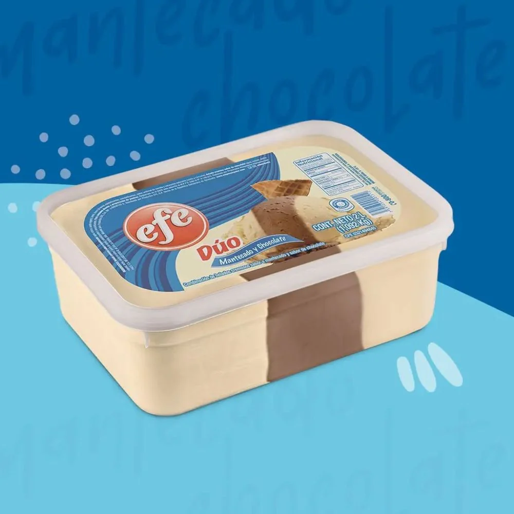 Helado Efe Duo Mantecado Chocolate 2L - Image 2