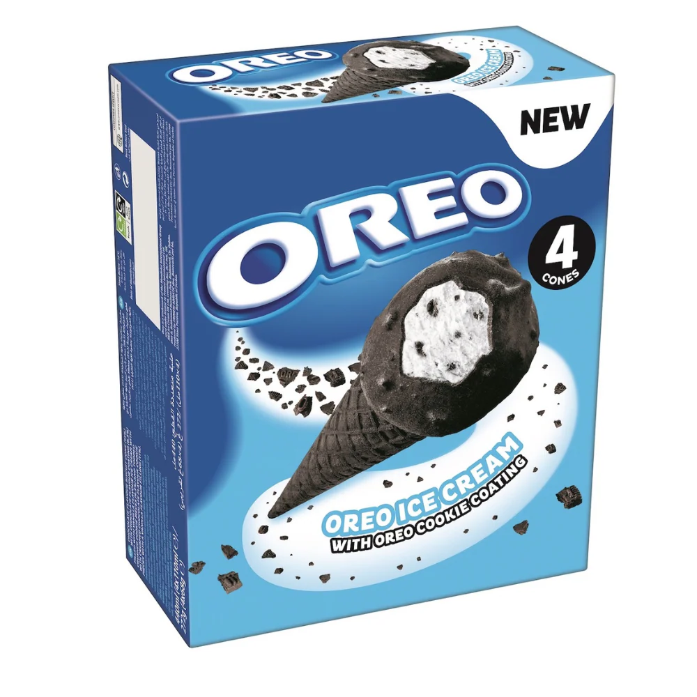 Helados Oreo Cones Pack de 4Und