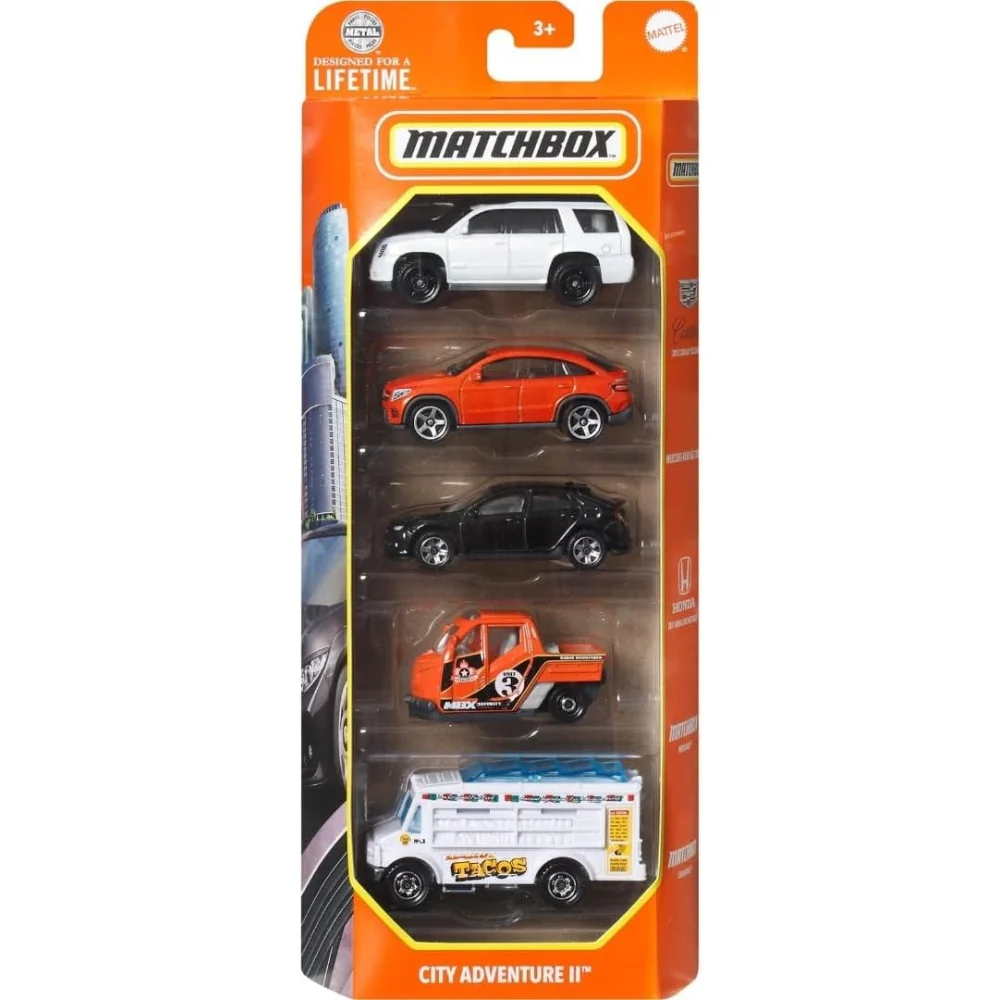Hot Wheels Matchbox 5 Pack Modelos Variados - Image 3