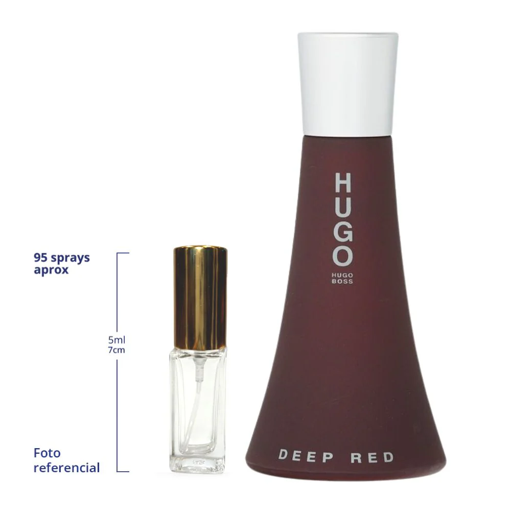 Hugo Boss Deep Red Decant Travel Size Eau De Parfum For Men