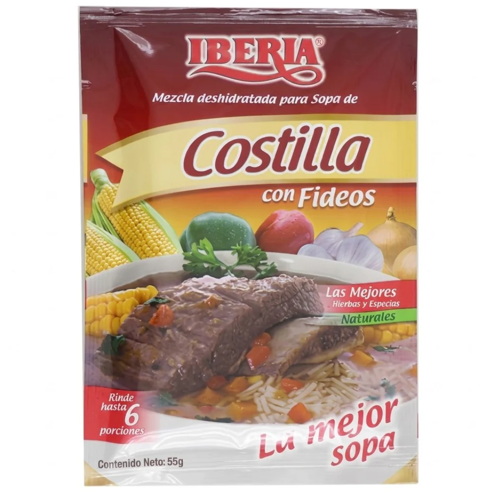 Iberia Costilla con Fideos 55gr