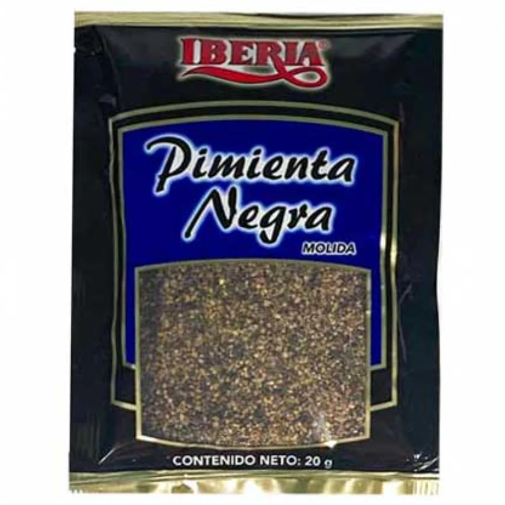 Iberia Pimienta Negra Molida 20gr
