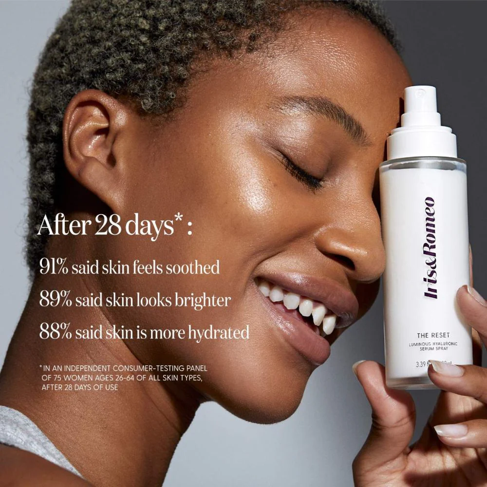 Iris&Romeo The Reset Luminous Hyaluronic Serum Spray 50ml - Image 3