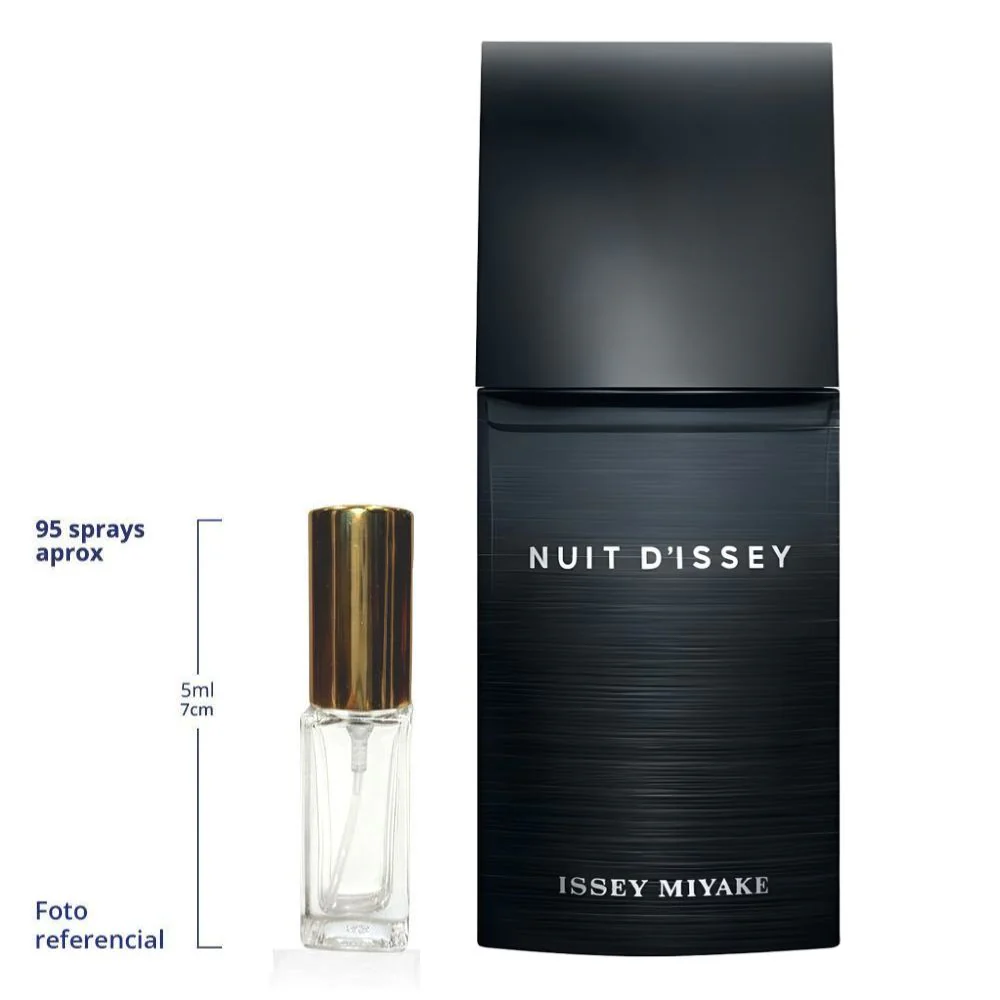 Issey Miyake Nuit D'issey Decant Travel Size Eau De Parfum For Men