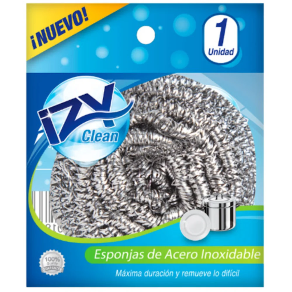 Izy Clean Esponja Acero Inoxidable 1Und
