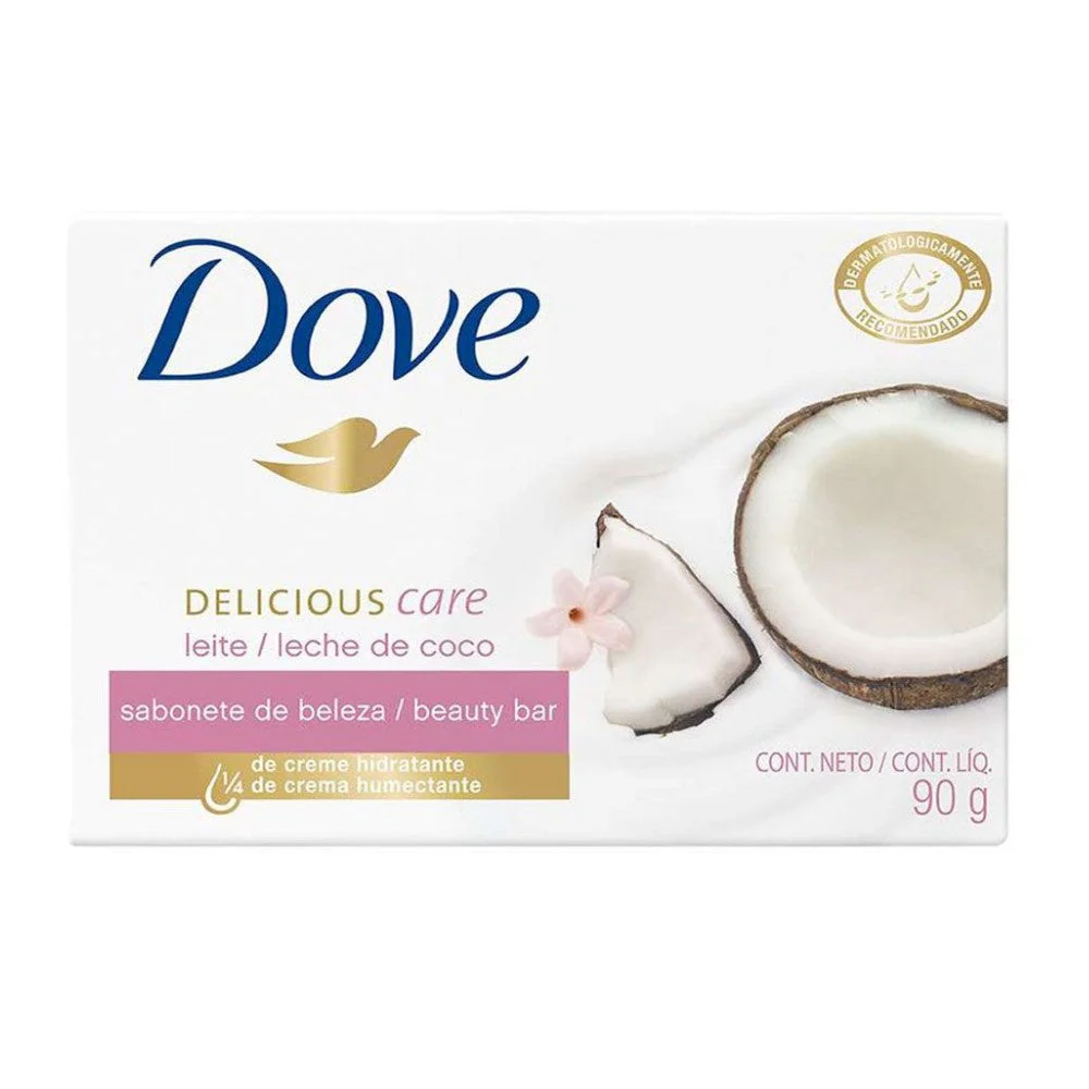 Jabon Dove Leche De Coco Barra 90g - Image 2