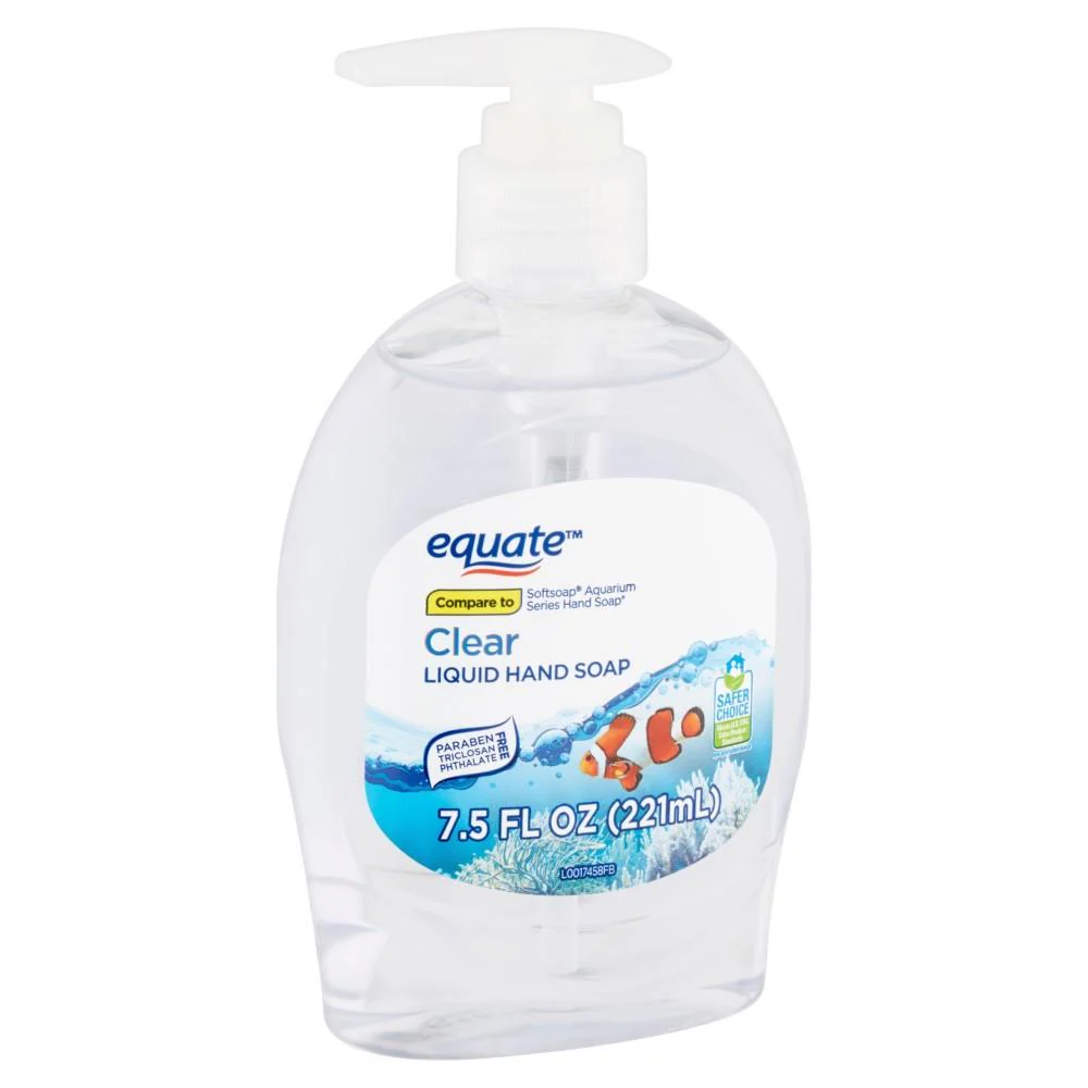 Jabon Liquido de Manos Equate Clear 221 ml