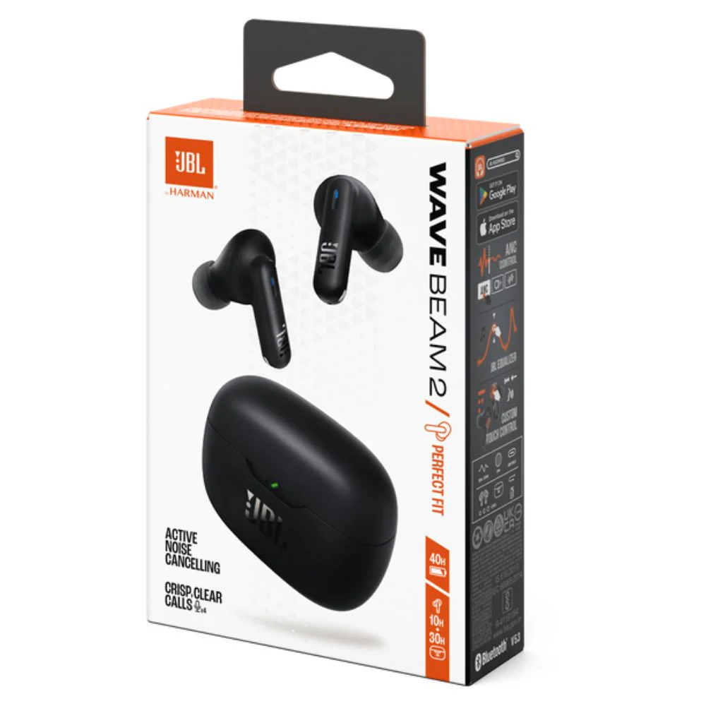 JBL Audifonos Inalámbricos Wave Beam 2 Black - Image 2