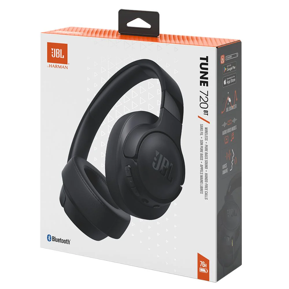 JBL Headphones Tune 720BT Audifonos Inalámbricos Black - Image 2