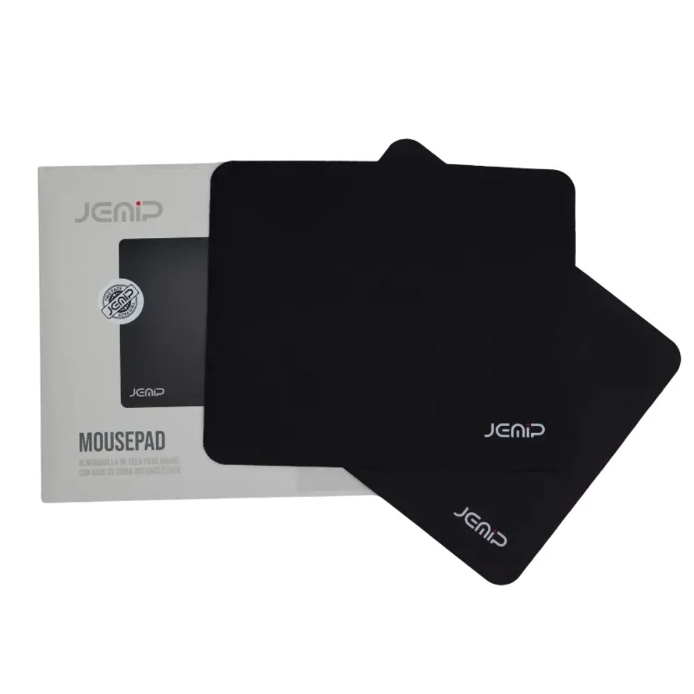 Jemip 2 Pack Mouse Pad Basic Color Negro