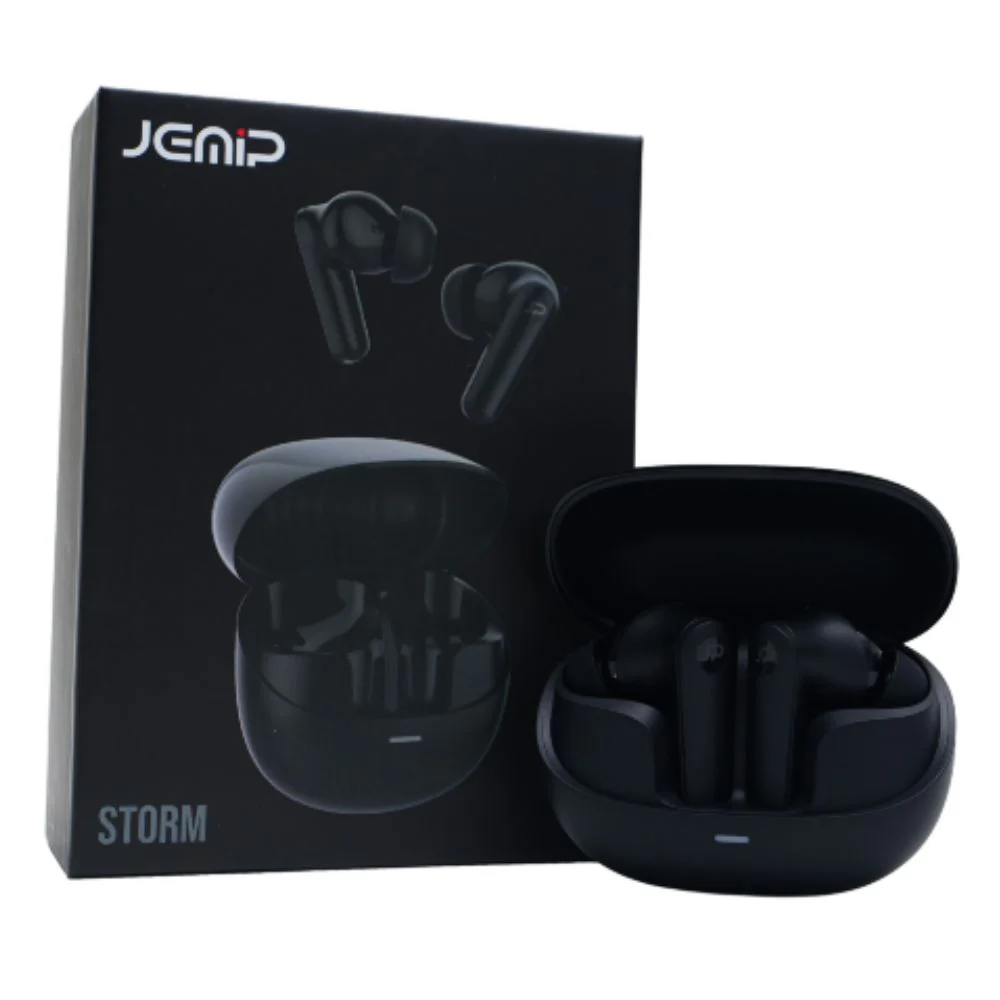 Jemip Audífonos Basic Earbuds Storm Pods Negros - Image 2