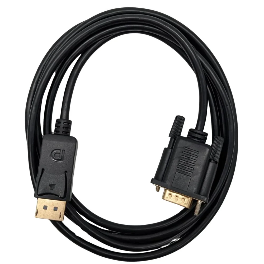 Jemip Cable Adaptador DP Macho A VGA Macho Color Negro - Image 2