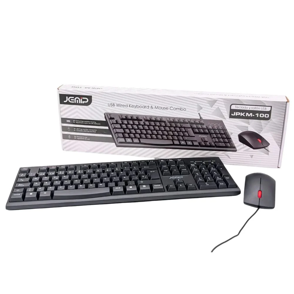 Jemip Combo De Teclado + Mouse Office Color Negro - Image 3