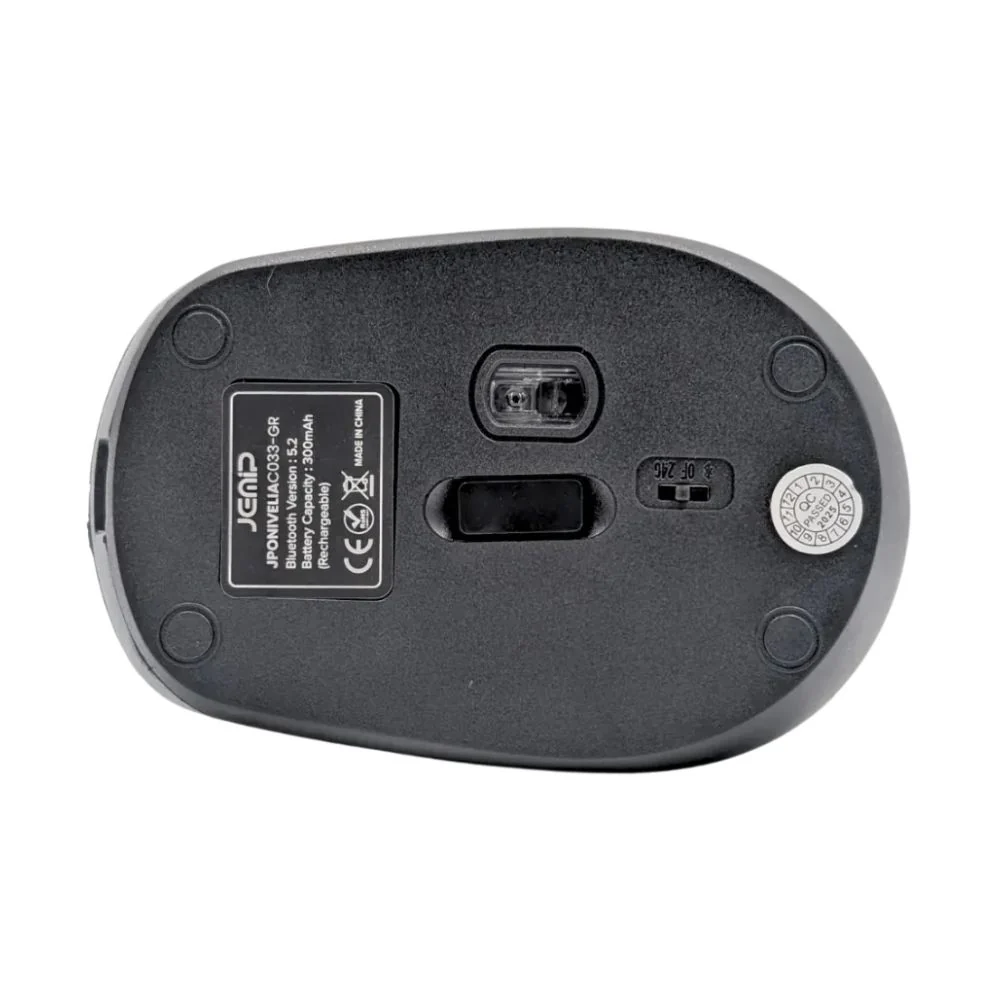 Jemip Mouse Inalámbrico Nivelia Office 4 Botones Color Negro - Image 3