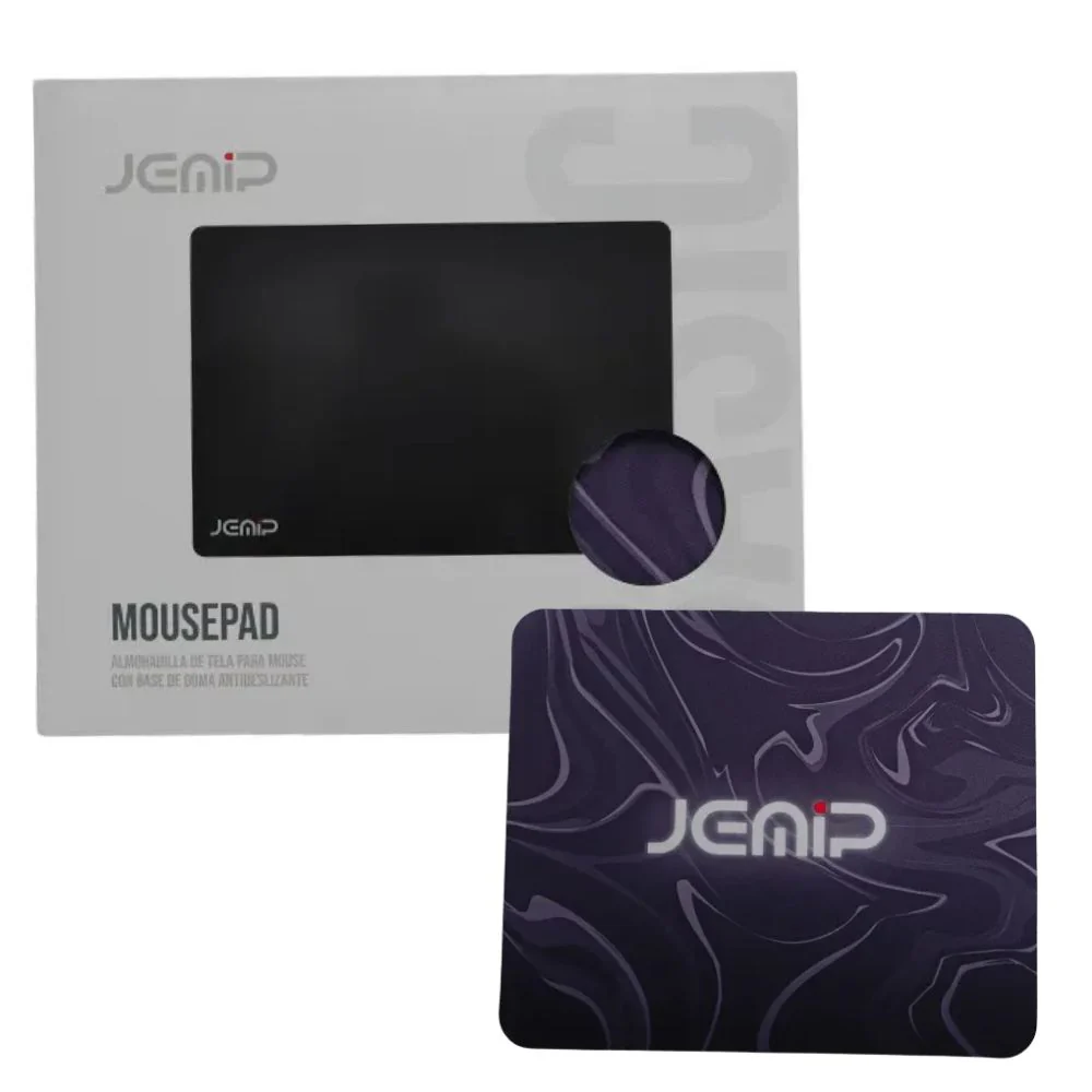 Jemip Mouse Pad Basic Humo JP Con Base Antideslizante