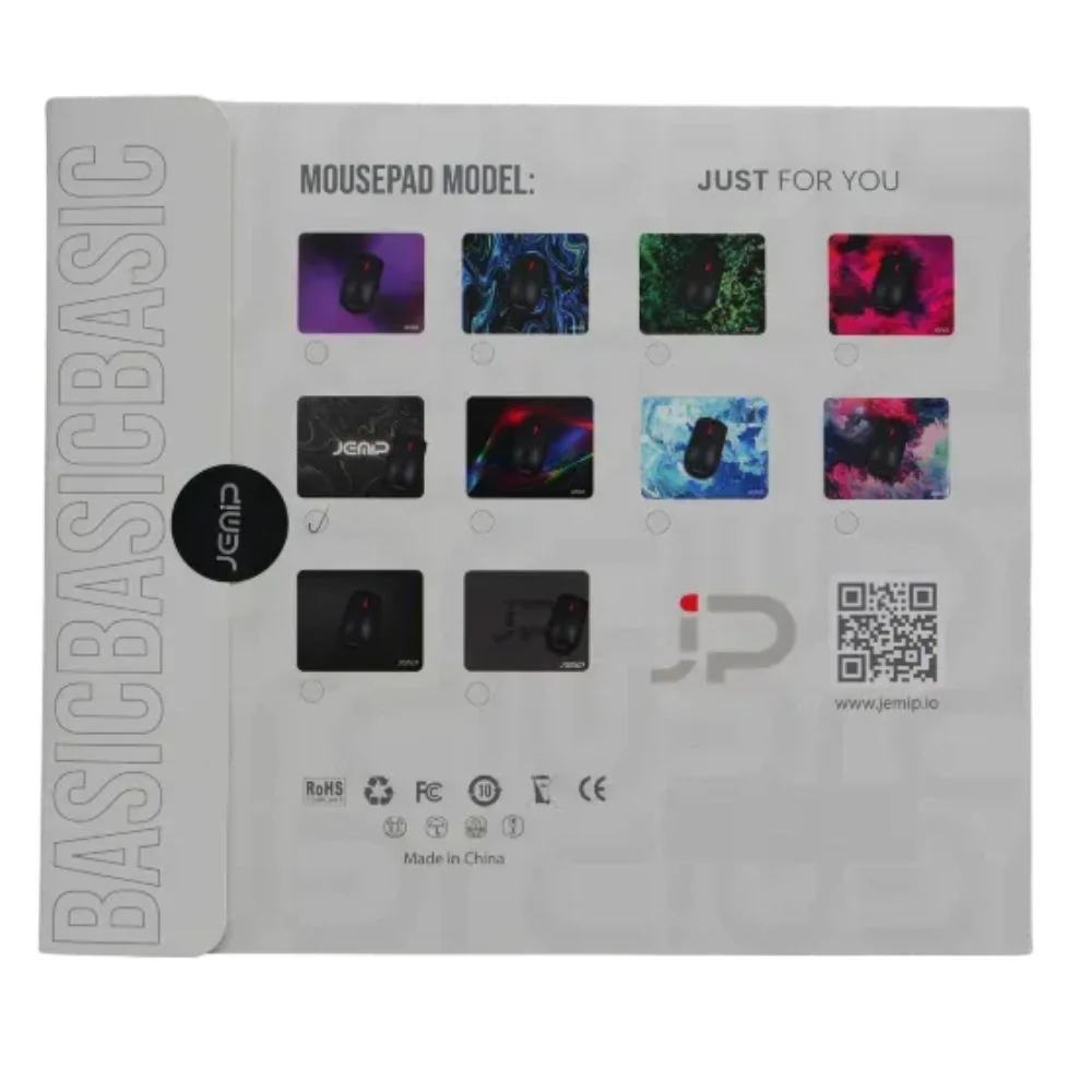 Jemip Mouse Pad Basic Humo JP Con Base Antideslizante - Image 3