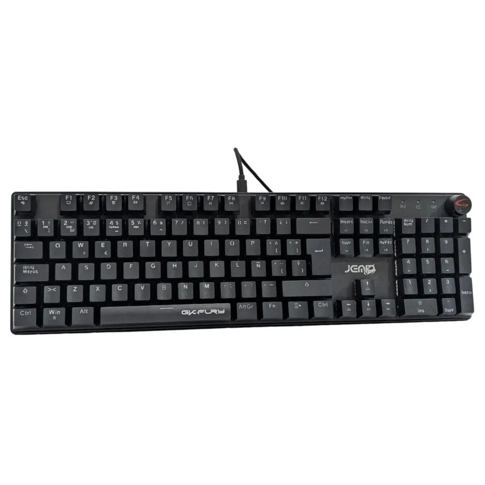 Jemip Teclado Gaming GK-Fury Color Negro - Image 2