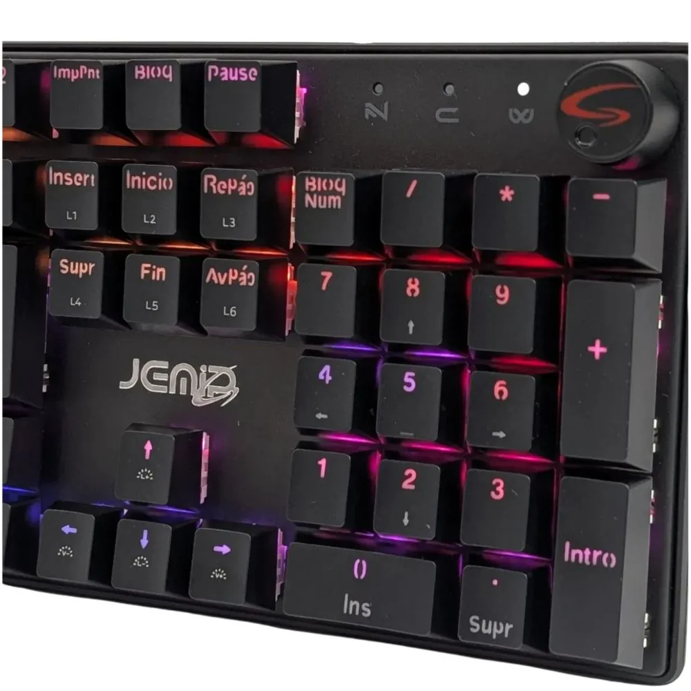 Jemip Teclado Gaming GK-Fury Color Negro - Image 3