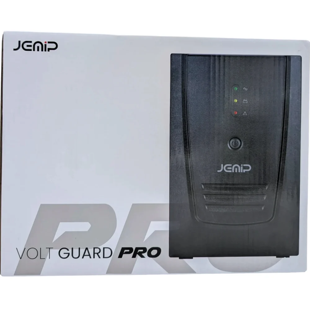 Jemip UPS Volt Guard Pro 1200W 10 Tomas Color Negro - Image 3