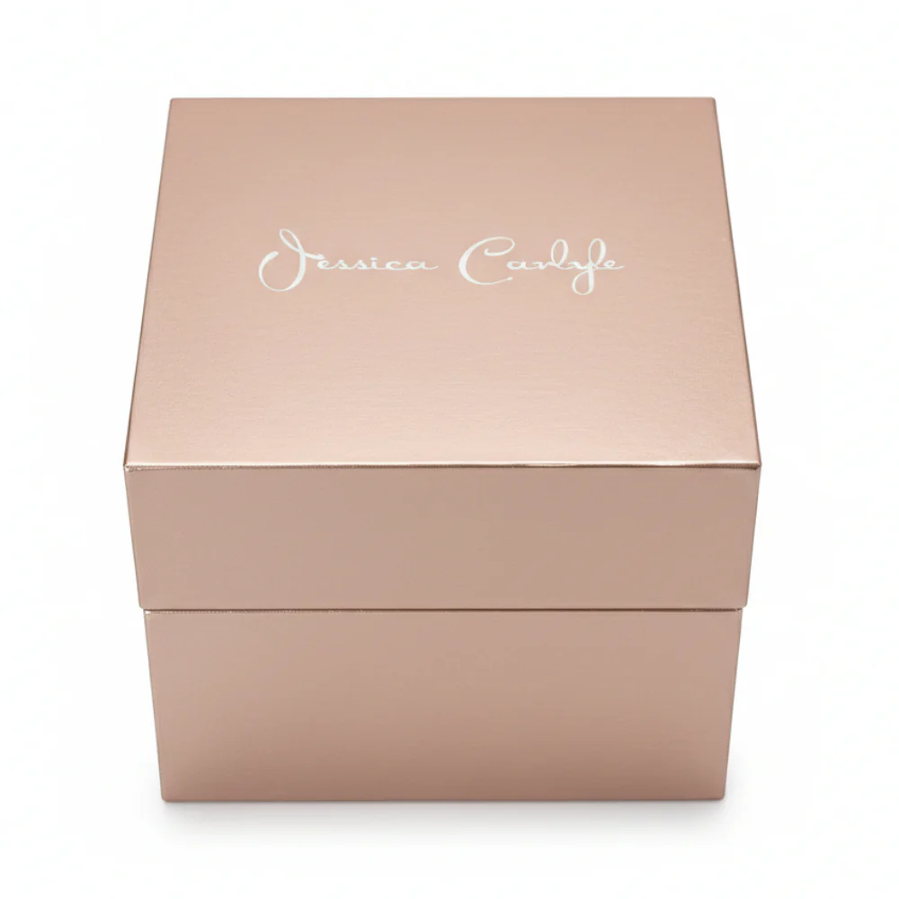 Jessica Carlyle Set De Reloj y Pulseras Silver Black - Image 4
