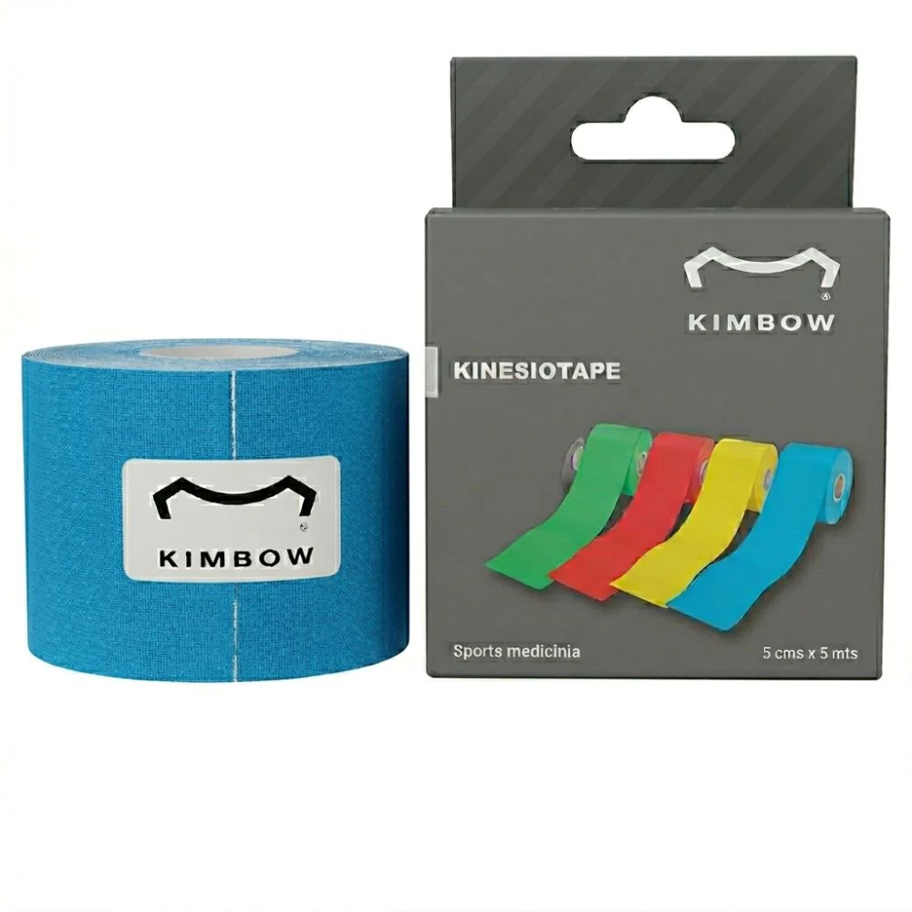 Kimbow Cinta De Kinesiología Color Azul 5cm x 5mt