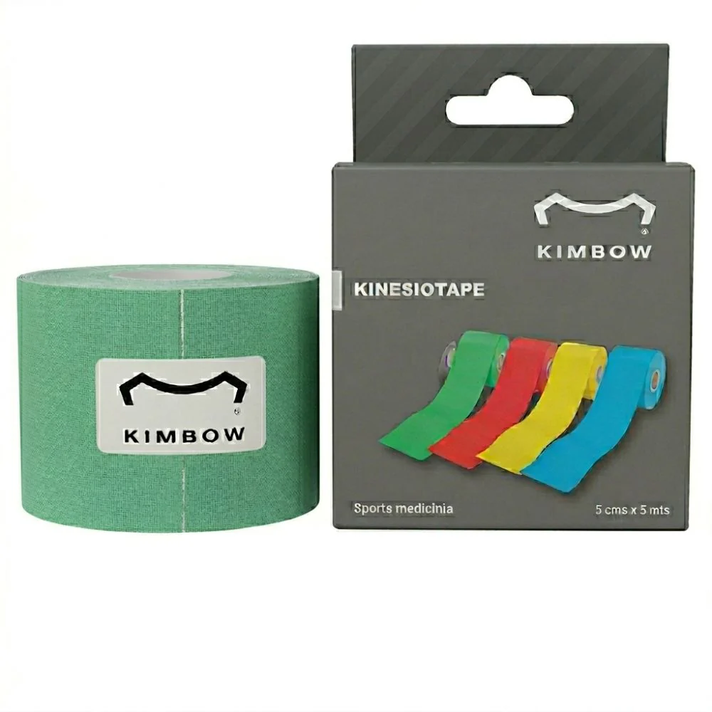 Kimbow Cinta De Kinesiología Color Verde 5cm x 5mt
